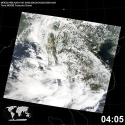 Level 1B Image at: 0405 UTC