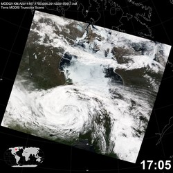 Level 1B Image at: 1705 UTC