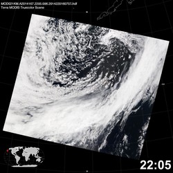 Level 1B Image at: 2205 UTC