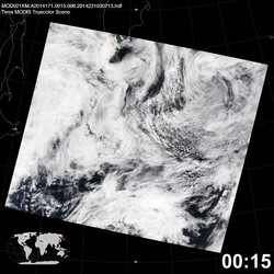 Level 1B Image at: 0015 UTC