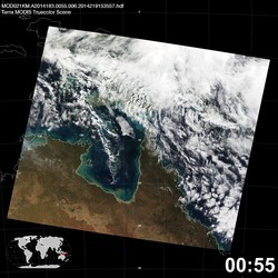 Level 1B Image at: 0055 UTC