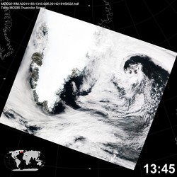 Level 1B Image at: 1345 UTC