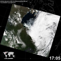 Level 1B Image at: 1705 UTC