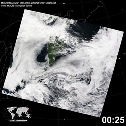 Level 1B Image at: 0025 UTC