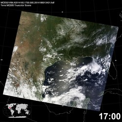 Level 1B Image at: 1700 UTC