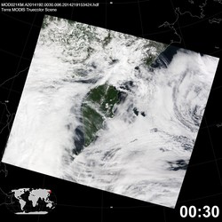 Level 1B Image at: 0030 UTC