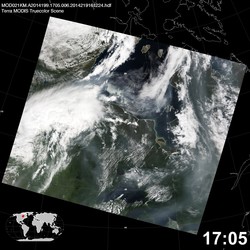 Level 1B Image at: 1705 UTC