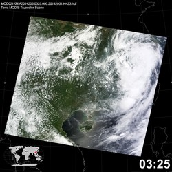 Level 1B Image at: 0325 UTC