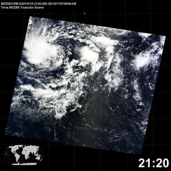 Level 1B Image at: 2120 UTC