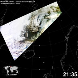 Level 1B Image at: 2135 UTC