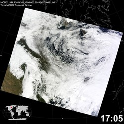 Level 1B Image at: 1705 UTC