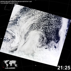 Level 1B Image at: 2125 UTC