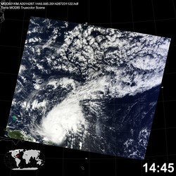 Level 1B Image at: 1445 UTC