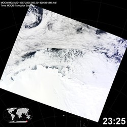 Level 1B Image at: 2325 UTC