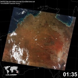 Level 1B Image at: 0135 UTC