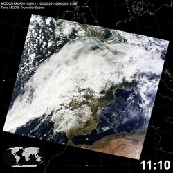 Level 1B Image at: 1110 UTC