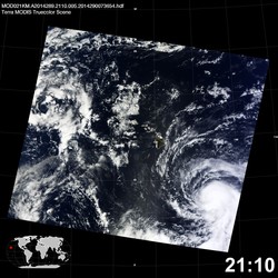 Level 1B Image at: 2110 UTC