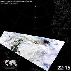 Level 1B Image at: 2215 UTC