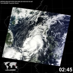 Level 1B Image at: 0245 UTC