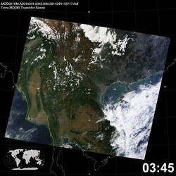 Level 1B Image at: 0345 UTC