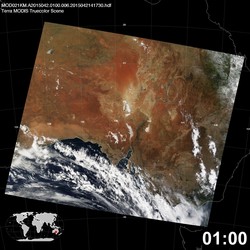 Level 1B Image at: 0100 UTC