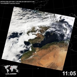 Level 1B Image at: 1105 UTC