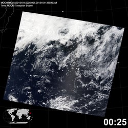 Level 1B Image at: 0025 UTC