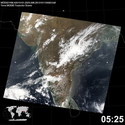 Level 1B Image at: 0525 UTC