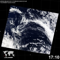 Level 1B Image at: 1710 UTC