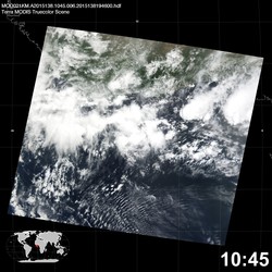 Level 1B Image at: 1045 UTC