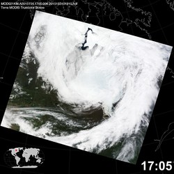 Level 1B Image at: 1705 UTC