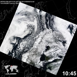 Level 1B Image at: 1045 UTC