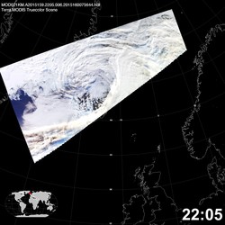 Level 1B Image at: 2205 UTC