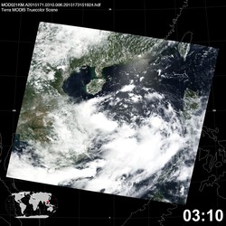 Level 1B Image at: 0310 UTC