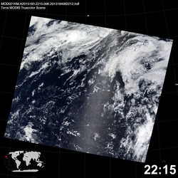 Level 1B Image at: 2215 UTC