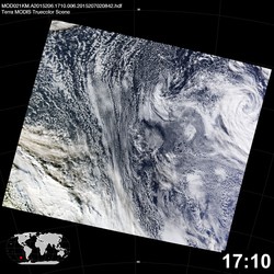 Level 1B Image at: 1710 UTC