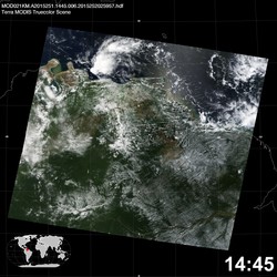 Level 1B Image at: 1445 UTC