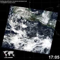 Level 1B Image at: 1705 UTC