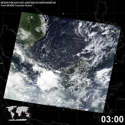 Level 1B Image at: 0300 UTC