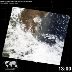 Level 1B Image at: 1300 UTC