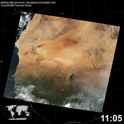 Level 1B Image at: 1105 UTC