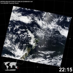 Level 1B Image at: 2215 UTC