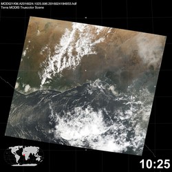 Level 1B Image at: 1025 UTC