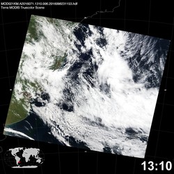 Level 1B Image at: 1310 UTC