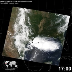 Level 1B Image at: 1700 UTC