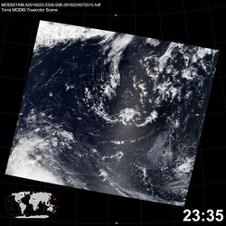 Level 1B Image at: 2335 UTC