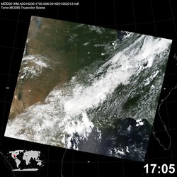 Level 1B Image at: 1705 UTC