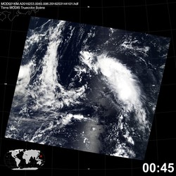 Level 1B Image at: 0045 UTC