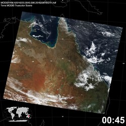 Level 1B Image at: 0045 UTC