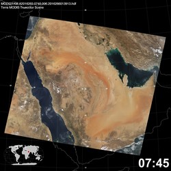 Level 1B Image at: 0745 UTC